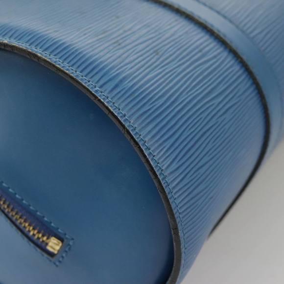 LOUIS VUITTON Epi Soufflot Hand Bag Blue M52225 LV Auth 100524 - Picture 15 of 16